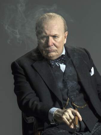 He was unrecognisable as Winston Churchill for “Darkest Hour” in 2017