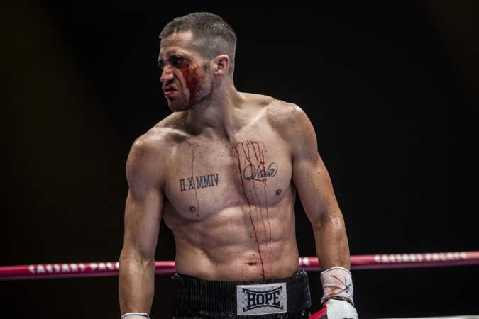 He gained a lot of muscle in "Southpaw" in 2015


