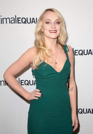 Evanna Lynch. Now involved in PETA, the animal charity, she has created a vegan podcast site called the Chickpeeps
