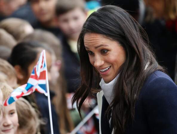 Meghan Markle at the International Women's Day celebration in Birmingham on 8th March 2018.