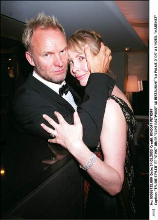 Sting and Trudie Styler