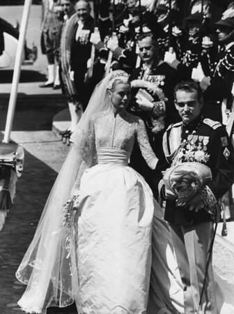 Grace Kelly and Prince Rainier III, 1956