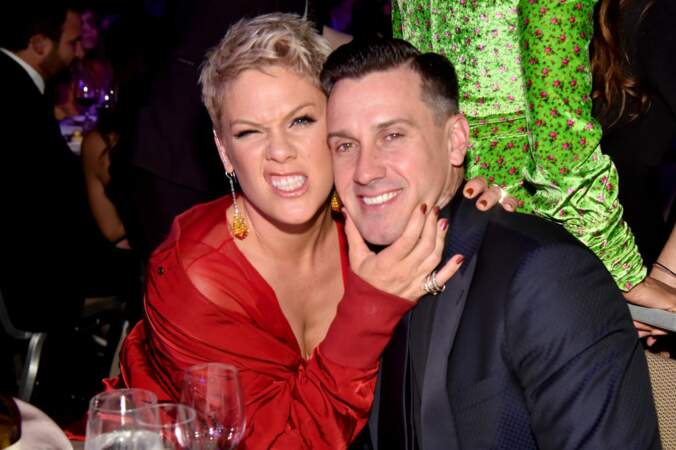 Pink and Carey Hart