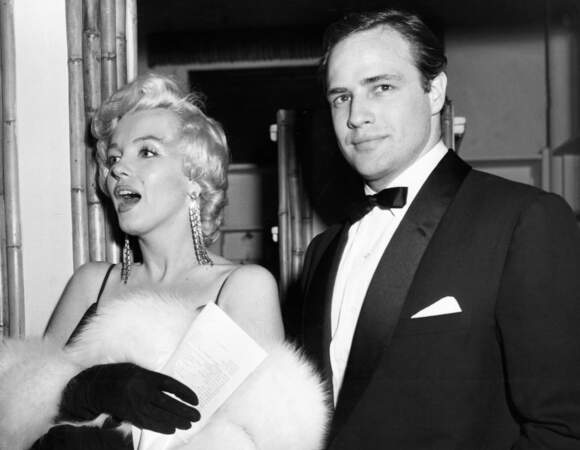 Marilyn and Marlon were co-stars