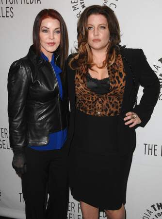 Lisa Marie Presley and Priscilla Presley