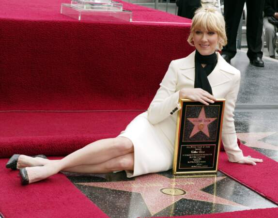 A star on the Hollywood Walk of Fame