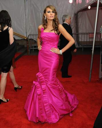 2008: A pink mermaid dress