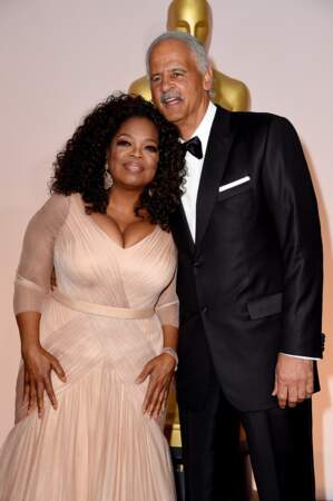 Oprah Winfrey and Stedman Graham