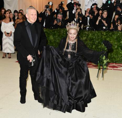 Madonna and Jean Paul Gaultier on the red carpet
