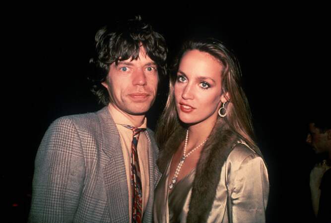 Jerry Hall and Mick Jagger