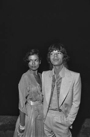 Bianca Jagger and Mick Jagger