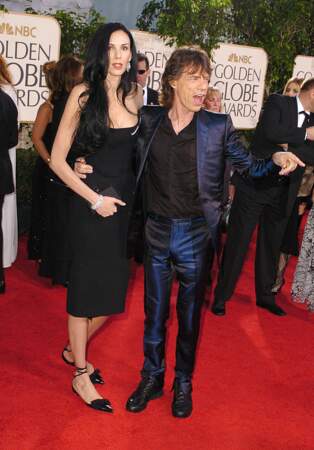 L'Wren Scott and Mick Jagger