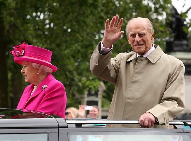 2016: Queen Elizabeth II and Prince Philip attended the Queen's 90th birthday celebration